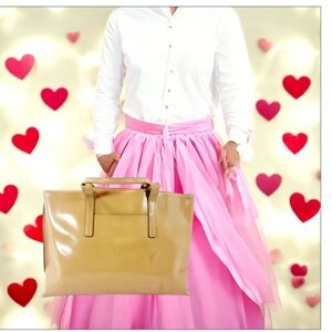 Charles Jourdan Leather Tote Bag